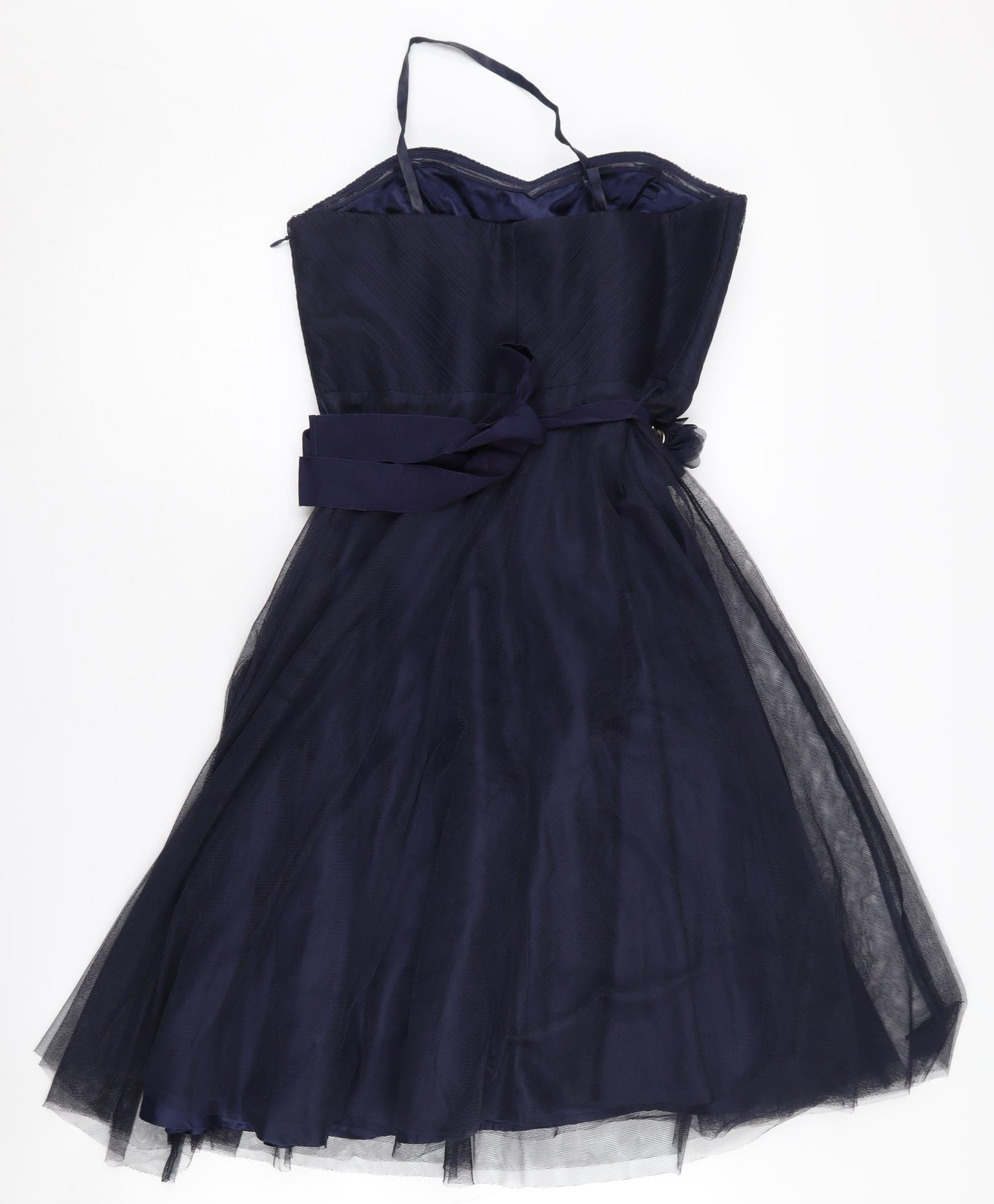 Monsoon Women's Blue A-Line Party Dress Size 10