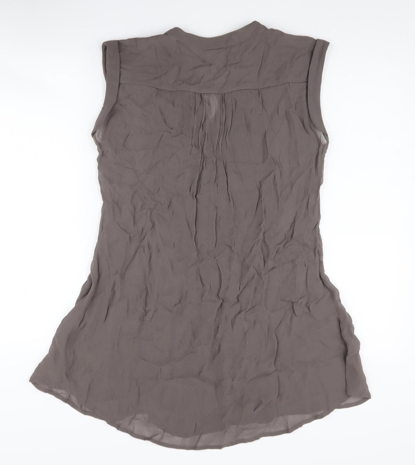 Womens UK Size 10 Mint Velvet Grey Tunic Blouse