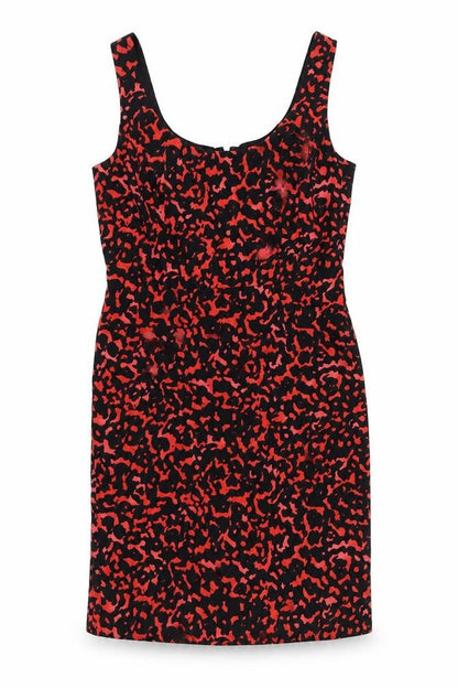 Ann Taylor Women's Multicoloured Animal Print Dress, Size 8