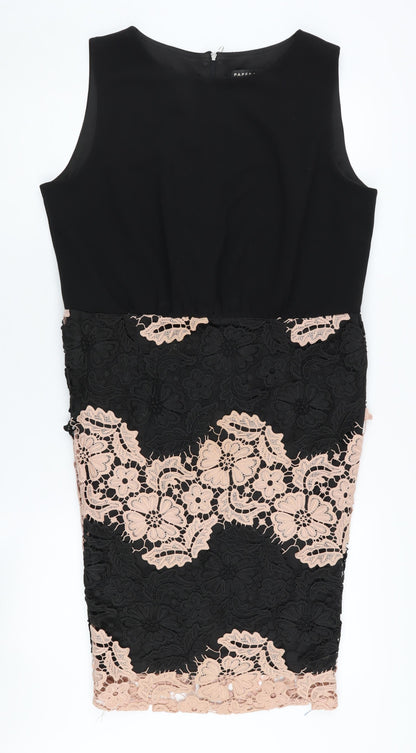 Paper Dolls Women's Black Sheath Dress Size 16