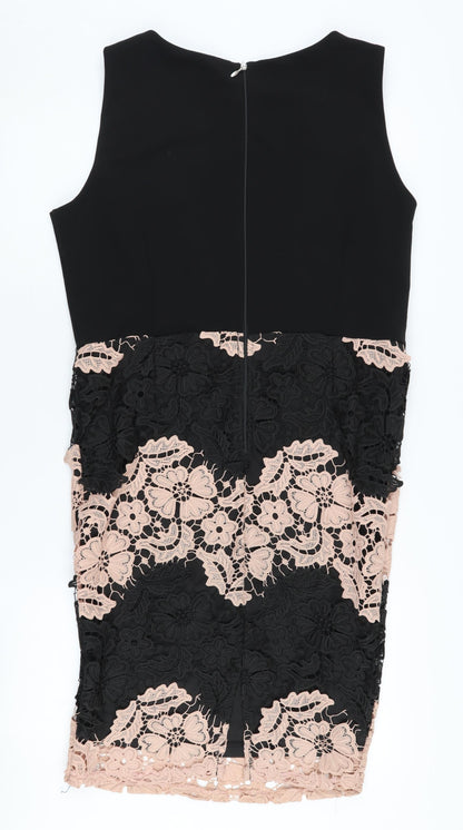 Paper Dolls Women's Black Sheath Dress Size 16