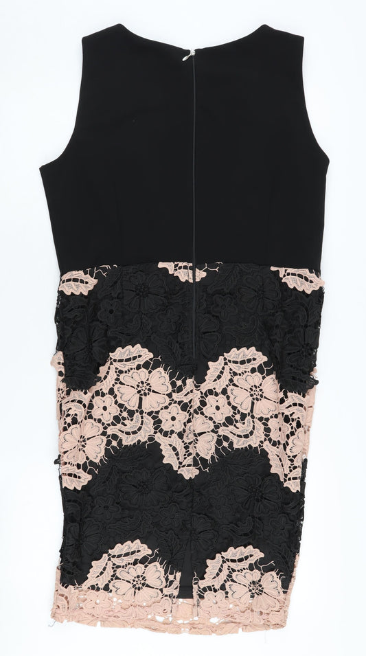 Paper Dolls Women's Black Sheath Dress Size 16