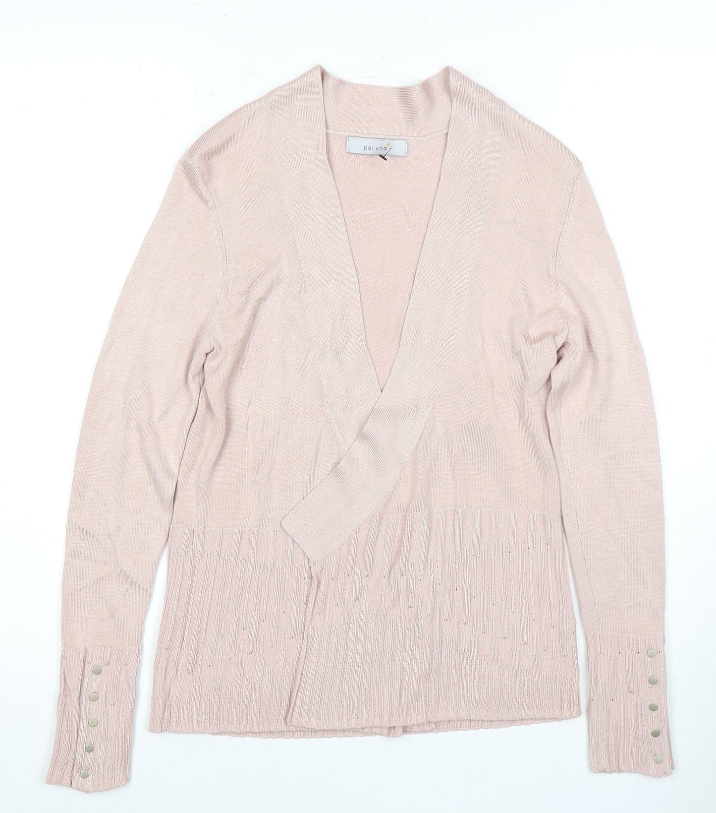 Womens UK Size 8 Marks and Spencer Pink Cardigan Jumper
