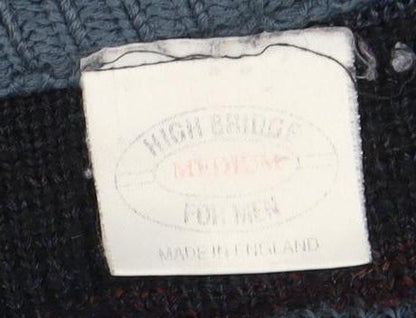 High Bridge For Men Men's Multicoloured Fair Isle Crew Neck Jumper