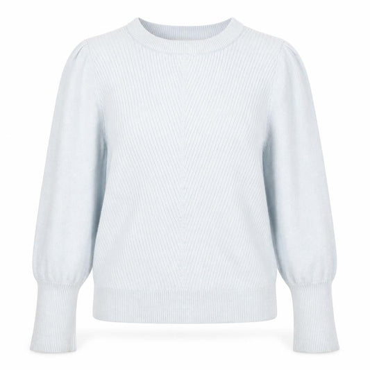 Front view of YAYA Women's Blue Crew Neck jumper -, size L