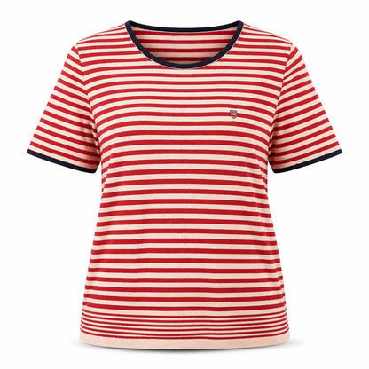 Womens UK Size 12 Basler Red  T-Shirt
