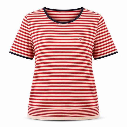 Womens UK Size 12 Basler Red  T-Shirt