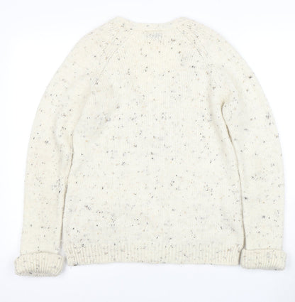 Womens UK Size 8 Topshop Ivory Cardigan Jumper