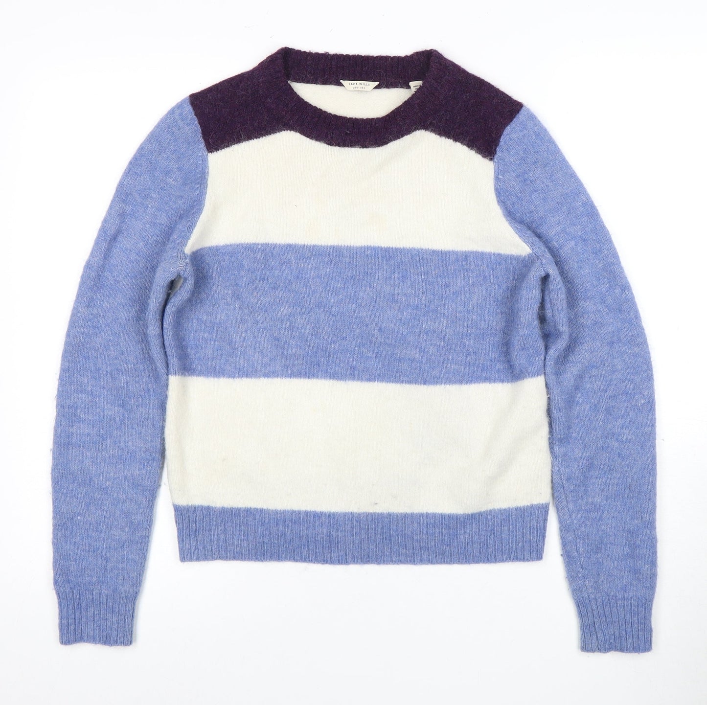 Jack Wills Women's Striped Wool Pullover Jumper M