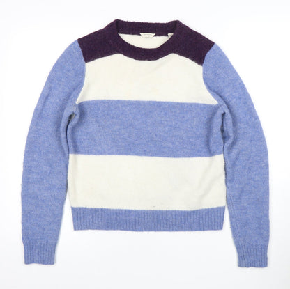 Jack Wills Women's Striped Wool Pullover Jumper M