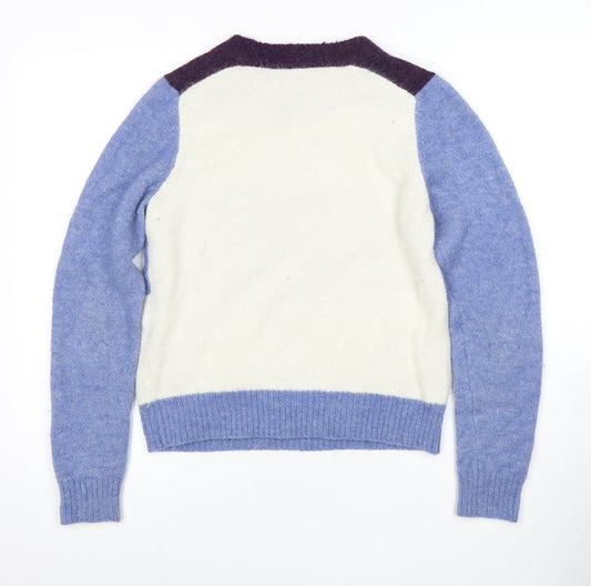 Jack Wills Women's Striped Wool Pullover Jumper M