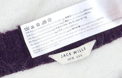 Jack Wills Women's Striped Wool Pullover Jumper M