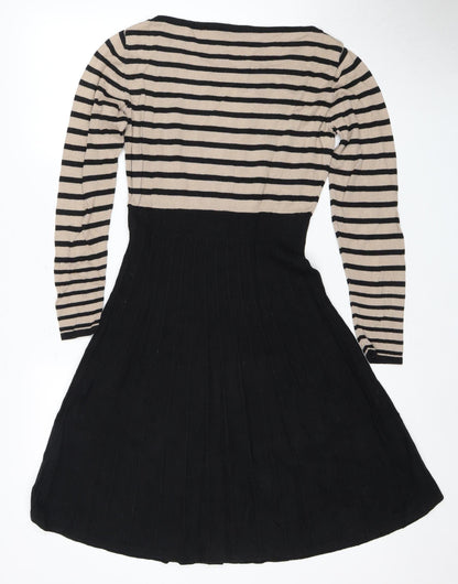 Oasis Women's Striped Long Sleeve Dress