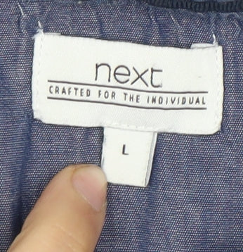 Next Men's Black V-Neck Pullover Jumper, Large