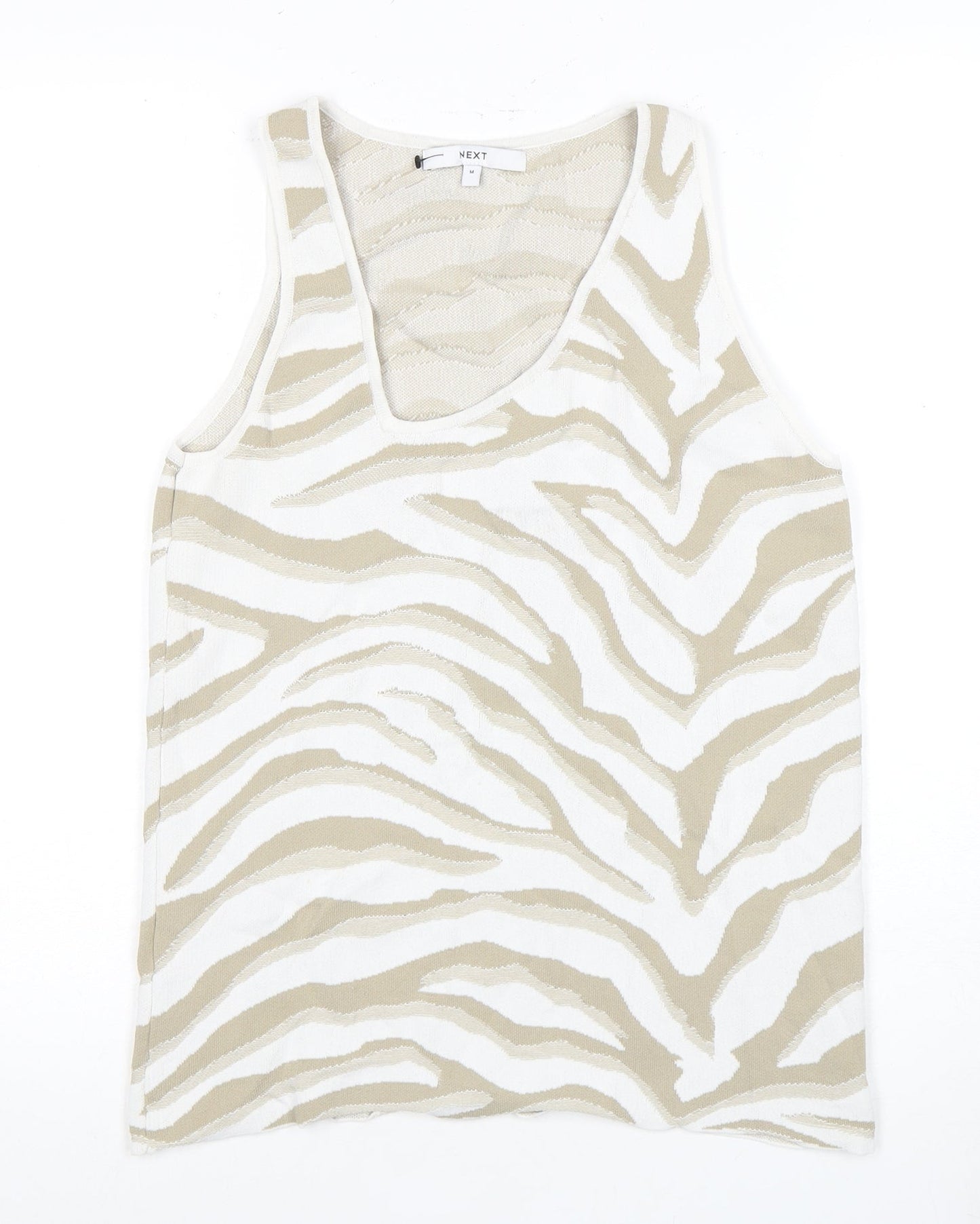 Womens UK Size M NEXT Beige  Tank