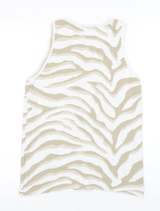 Womens UK Size M NEXT Beige  Tank