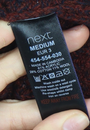 Next Men’s Brown Roll Neck Pullover Jumper Size M