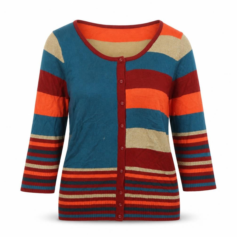 Womens UK Size 14 Marks and Spencer Multicoloured  Button-Up