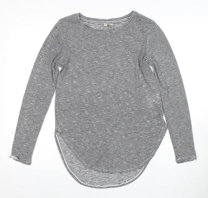 Womens UK Size S H&M Black Basic T-Shirt