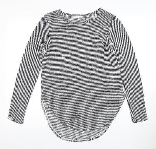 Womens UK Size S H&M Black Basic T-Shirt