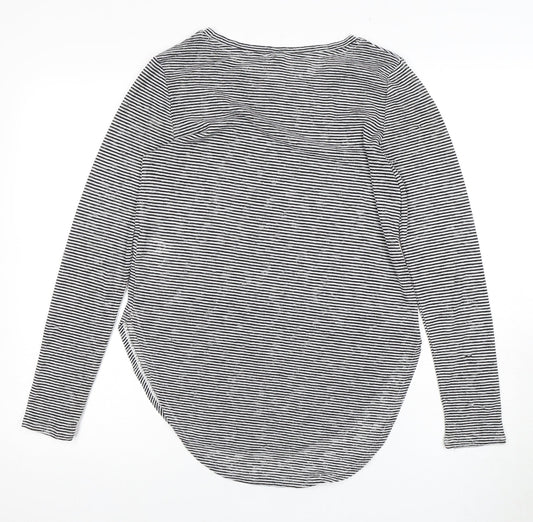 Womens UK Size S H&M Black Basic T-Shirt
