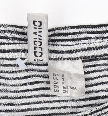 Womens UK Size S H&M Black Basic T-Shirt