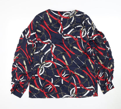 Womens UK Size 10 Marks and Spencer Multicoloured  Blouse