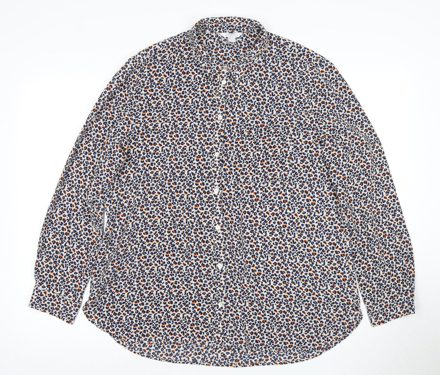 Womens UK Size 14 Springfield Multicoloured  Button-Up