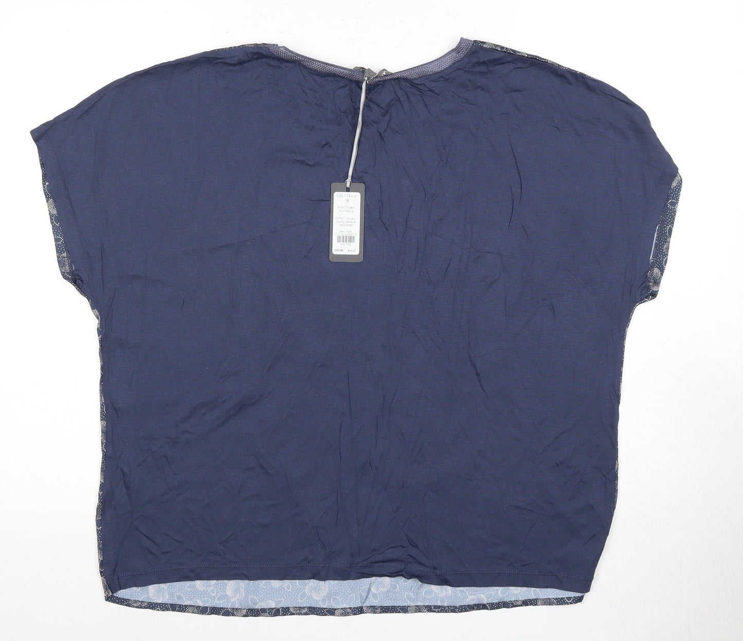 Laura Ashley Women's Blue Floral Blouse, Size 18