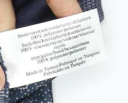 Laura Ashley Women's Blue Floral Blouse, Size 18