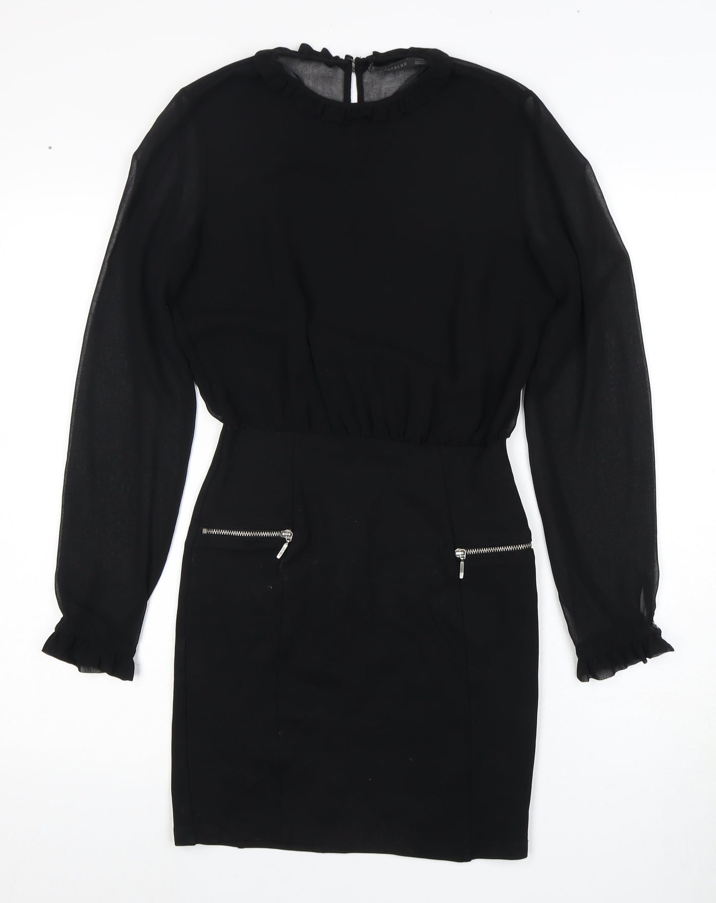 TRF Women's Black Long Sleeve Dress Size 6