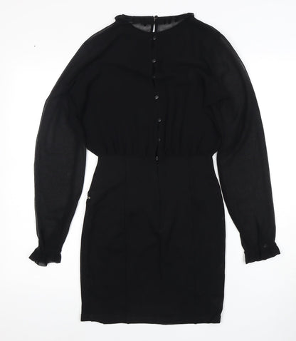 TRF Women's Black Long Sleeve Dress Size 6