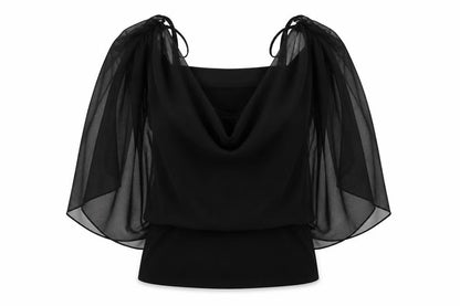 Womens UK Size 8 Coast Black Camisole Blouse