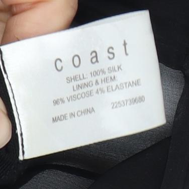 Coast Women's Black Camisole Blouse Size 8