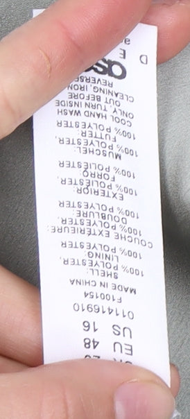 ASOS DESIGN Grey Maternity Dress, Size 20