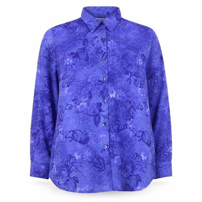 Womens UK Size 12 Nightingales Purple  Button-Up