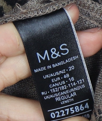 Marks and Spencer Women's Multicoloured Pencil Skirt Size 20