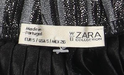 Womens UK Size S Zara Pleated  Skirt