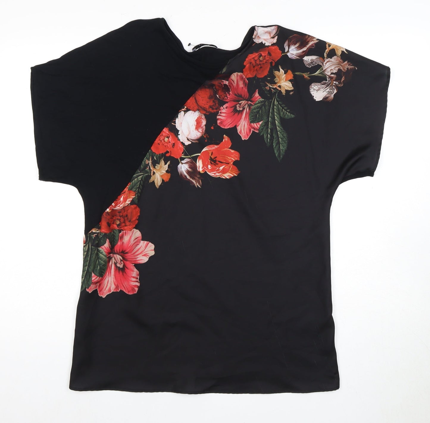 Womens UK Size 12 Marks and Spencer Black  T-Shirt