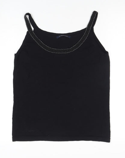Windsmoor Women’s Black Camisole Tank - Beaded, S