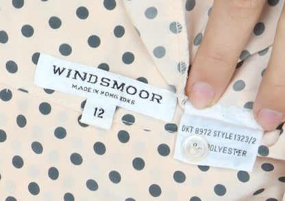 Womens UK Size 12 Windsmoor Beige  Blouse