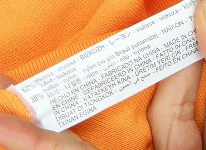 Zara Women’s Orange Bodysuit, UK 12, Casual Spring Style