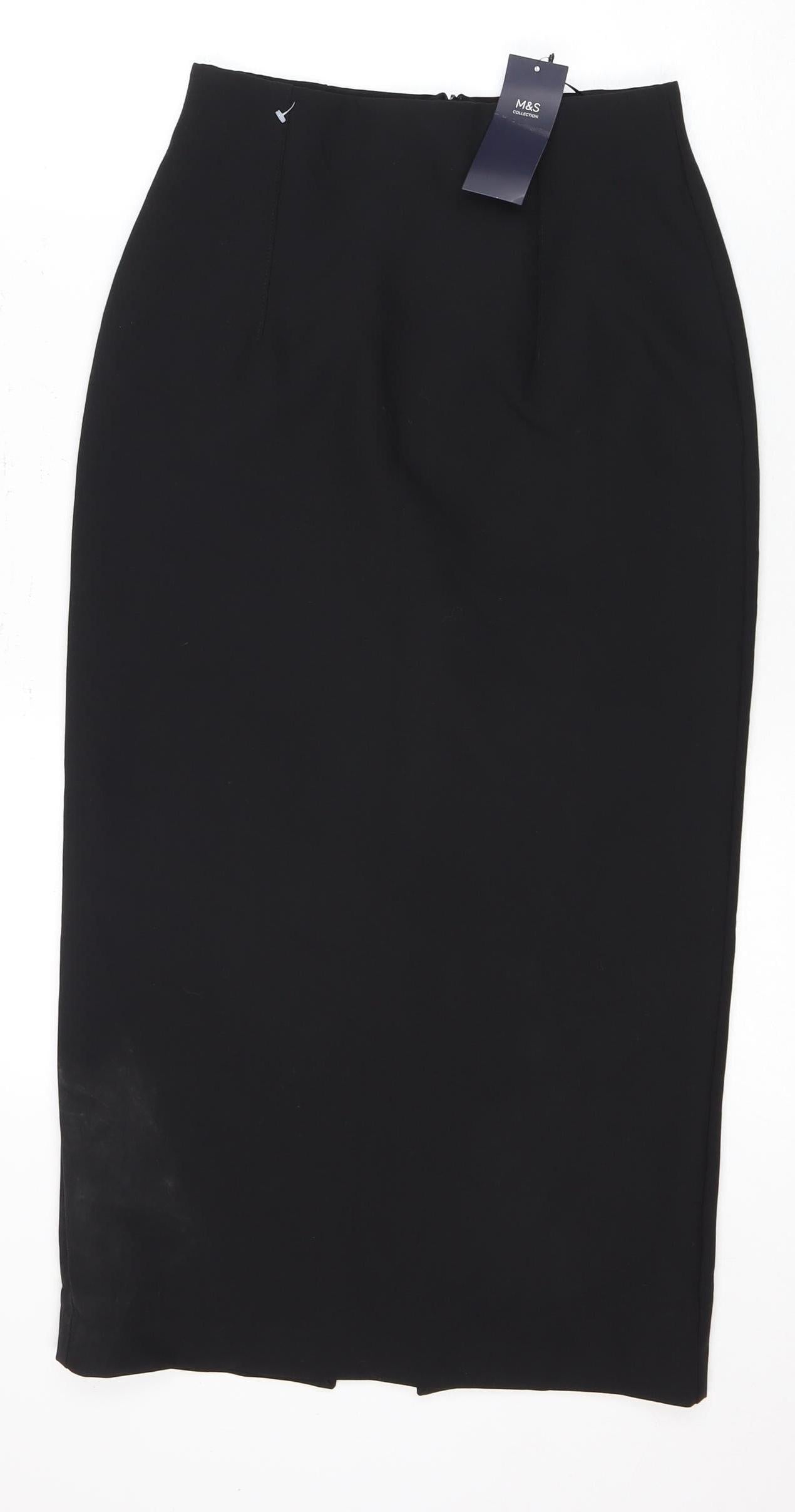 Marks and Spencer Black Knee Length Pencil Skirt