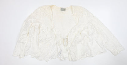 ASOS Women's White Long Sleeve Blouse Size 14