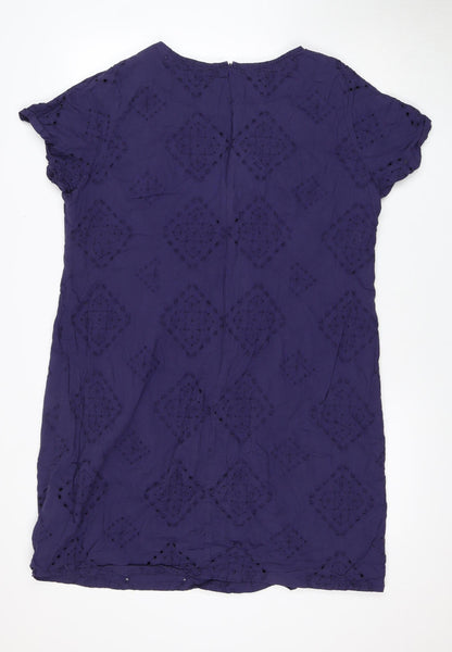 Marks and Spencer Women's Purple Cotton Dress Size 22