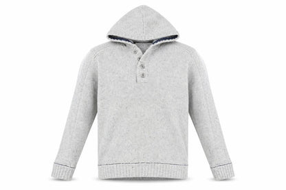 Mens UK Size L Mantaray Grey Henley Jumper