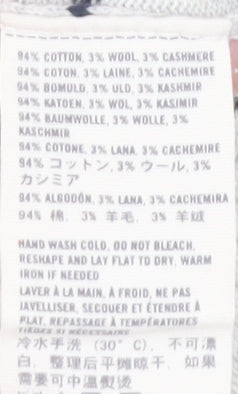 Abercrombie & Fitch Men's Grey Striped Pullover Jumper L