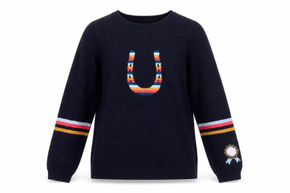 Womens UK Size S Monsoon Blue Pullover Jumper