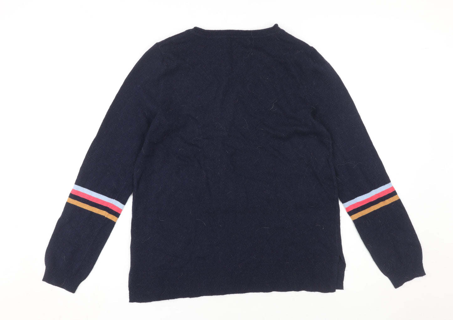 Womens UK Size S Monsoon Blue Pullover Jumper