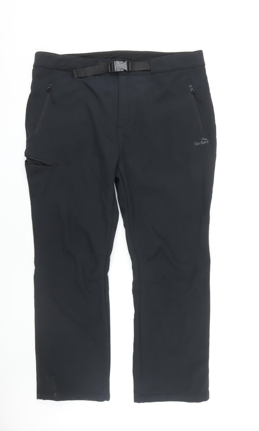 Peter Storm Men's Black Cargo Trousers 2XL
